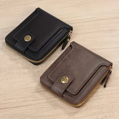 Zipper and Button Card Holder