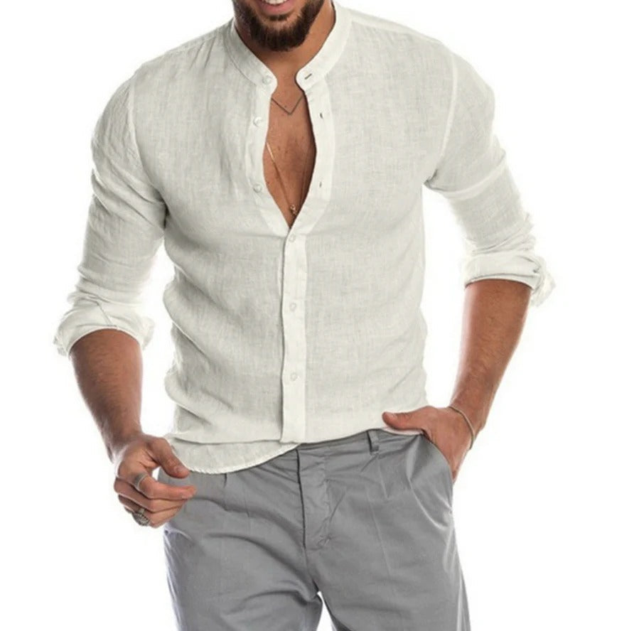 Linen Shirt for Men - Zore