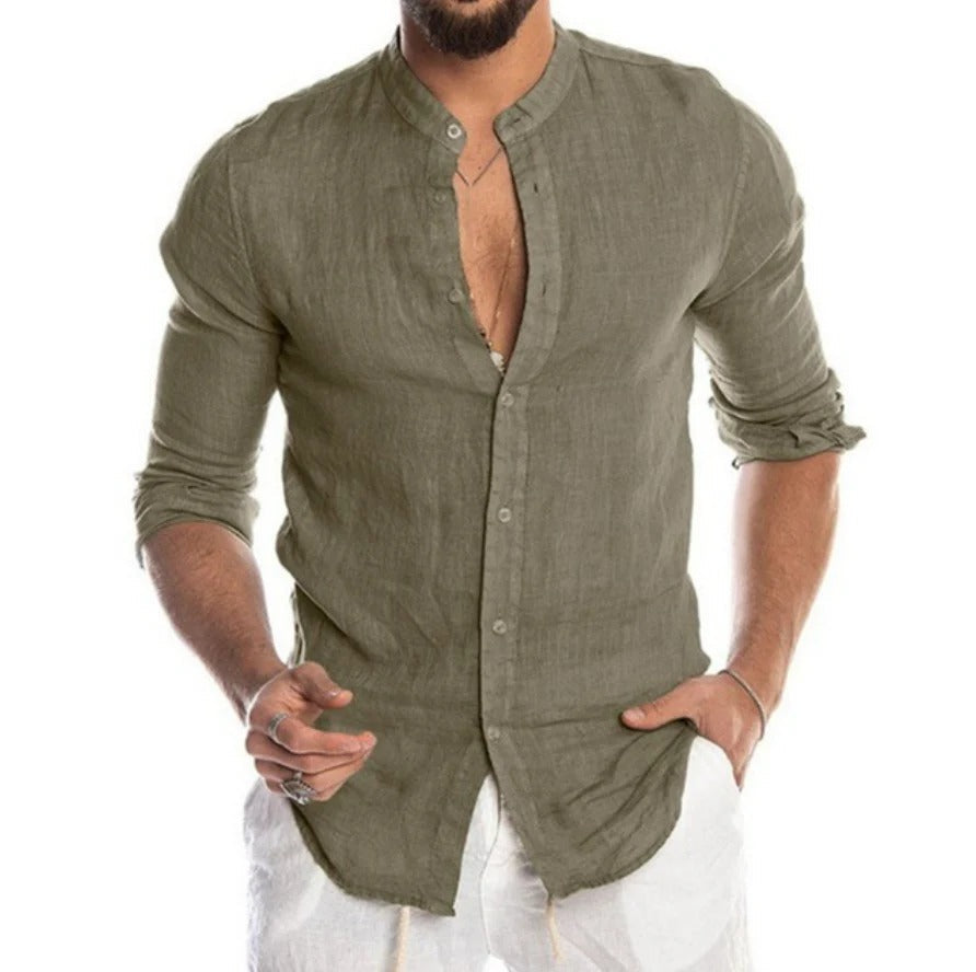 Linen Shirt for Men - Zore