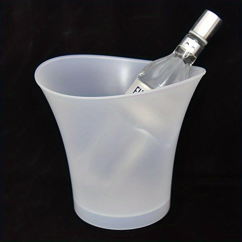 Secchiello per il ghiaccio illuminato con LED da 5L – Perfetto per champagne e birra