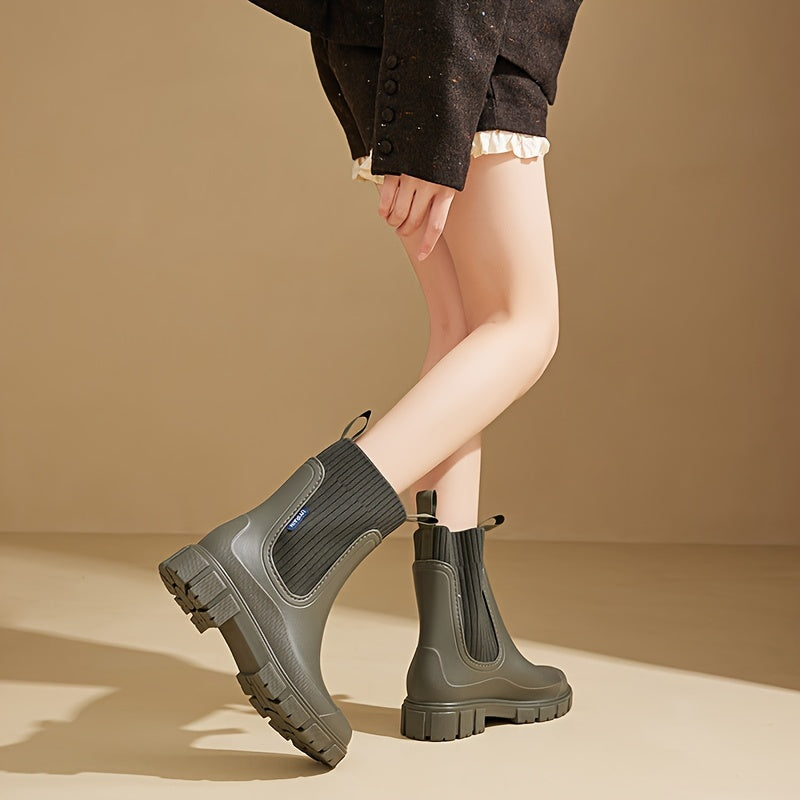 Urban Storm Ladies' Rain Boots - Stylish and Waterproof for Any Weather