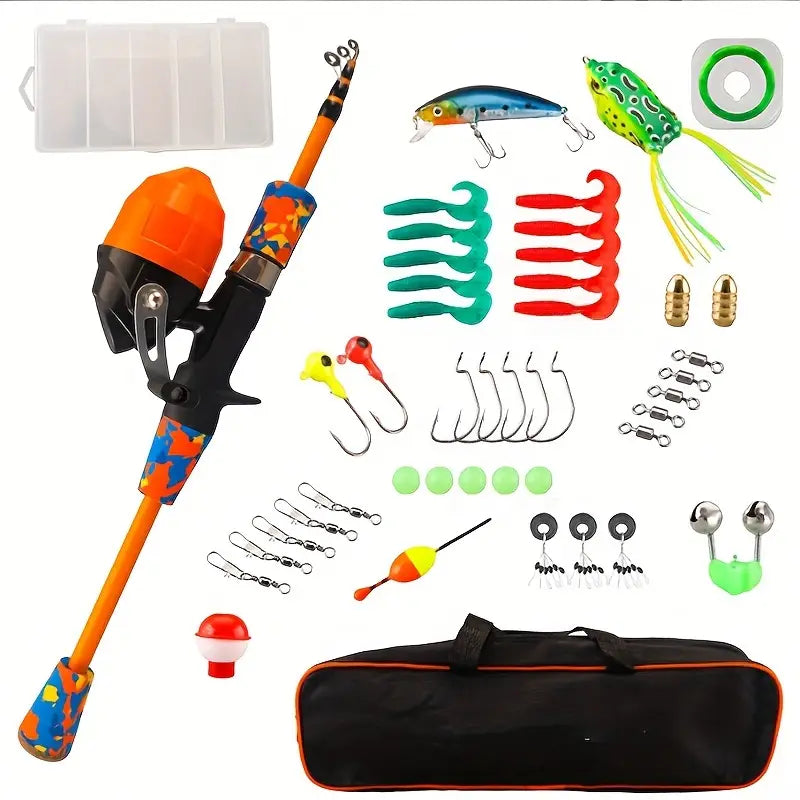 Ultralight Carbon Fibre Fishing Rod Set with Complete Accessories
