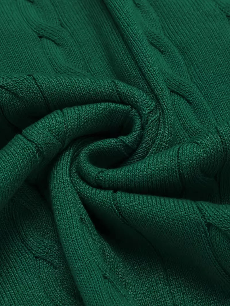 Gilet sans manches en tricot avec col en V