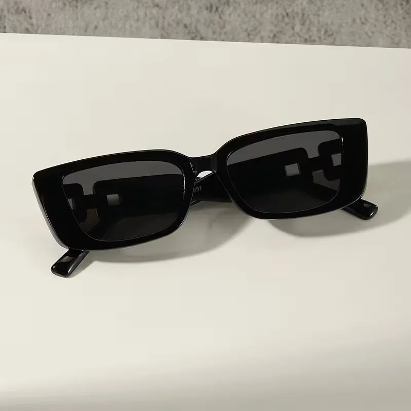 Lunettes de soleil à monture rectangulaire