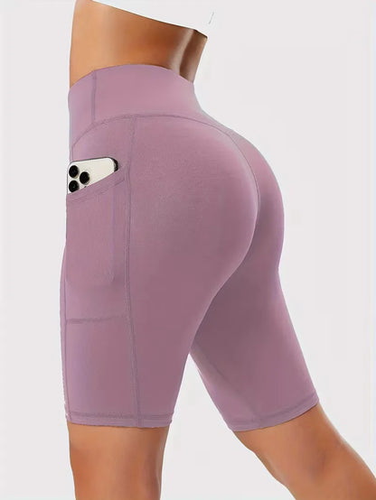 Shorts taille haute coupe slim