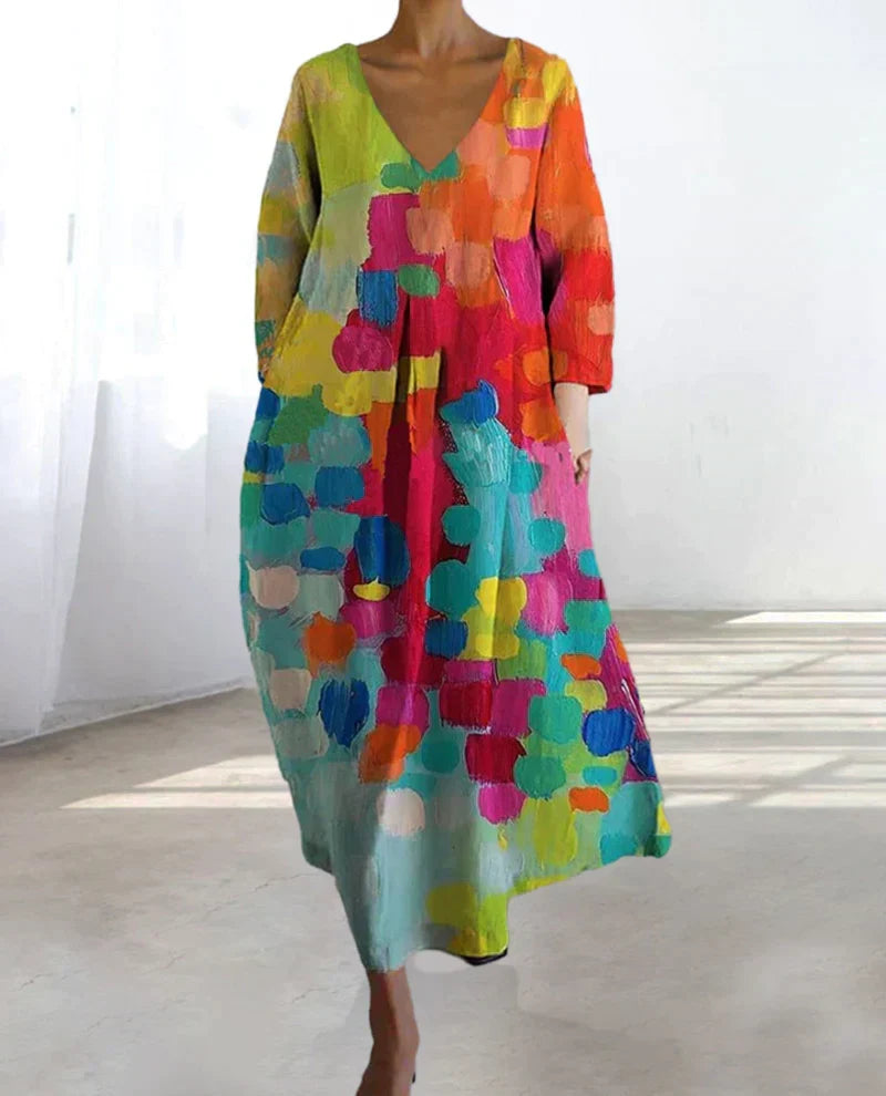 Colourful Dress - Ana