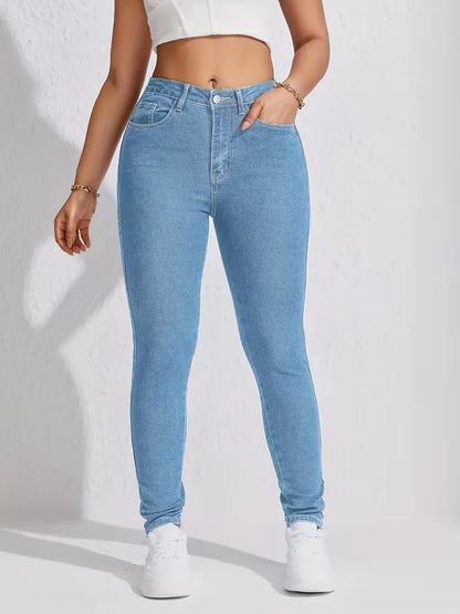 Jean skinny taille haute