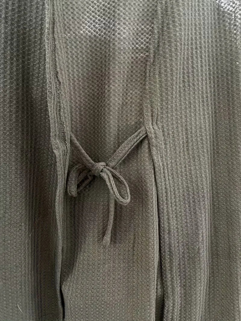 Ensemble trois pièces avec texture gaufrée