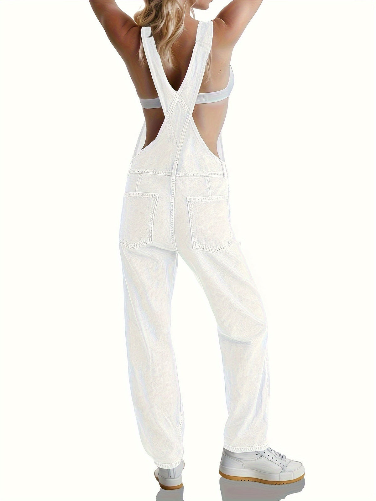 Trendy Denim Ladies Jumpsuit – Casual and Stylish for Spring, Summer and Autumn