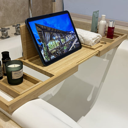 Vassoio da bagno in bambù - Per il massimo relax