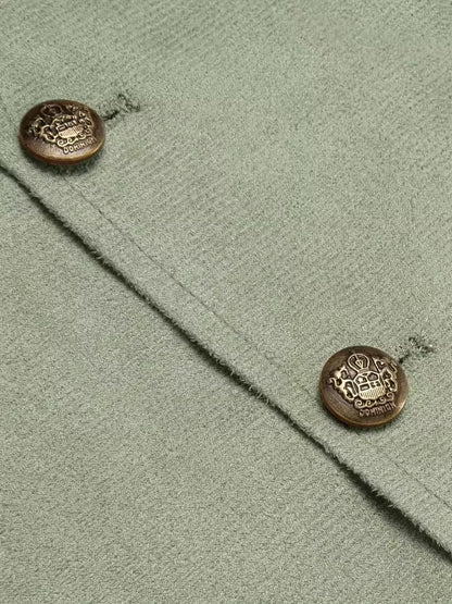 Gilet avec col en V et boutons