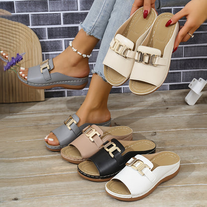 Chaussons pour femme à double boucle – Le confort pour chaque journée d’été