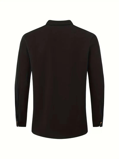 Men's suit with mandarin collar