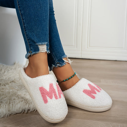 Velvet Slippers with MAMA – Soft and Comfortable Slippers for Mother’s Day