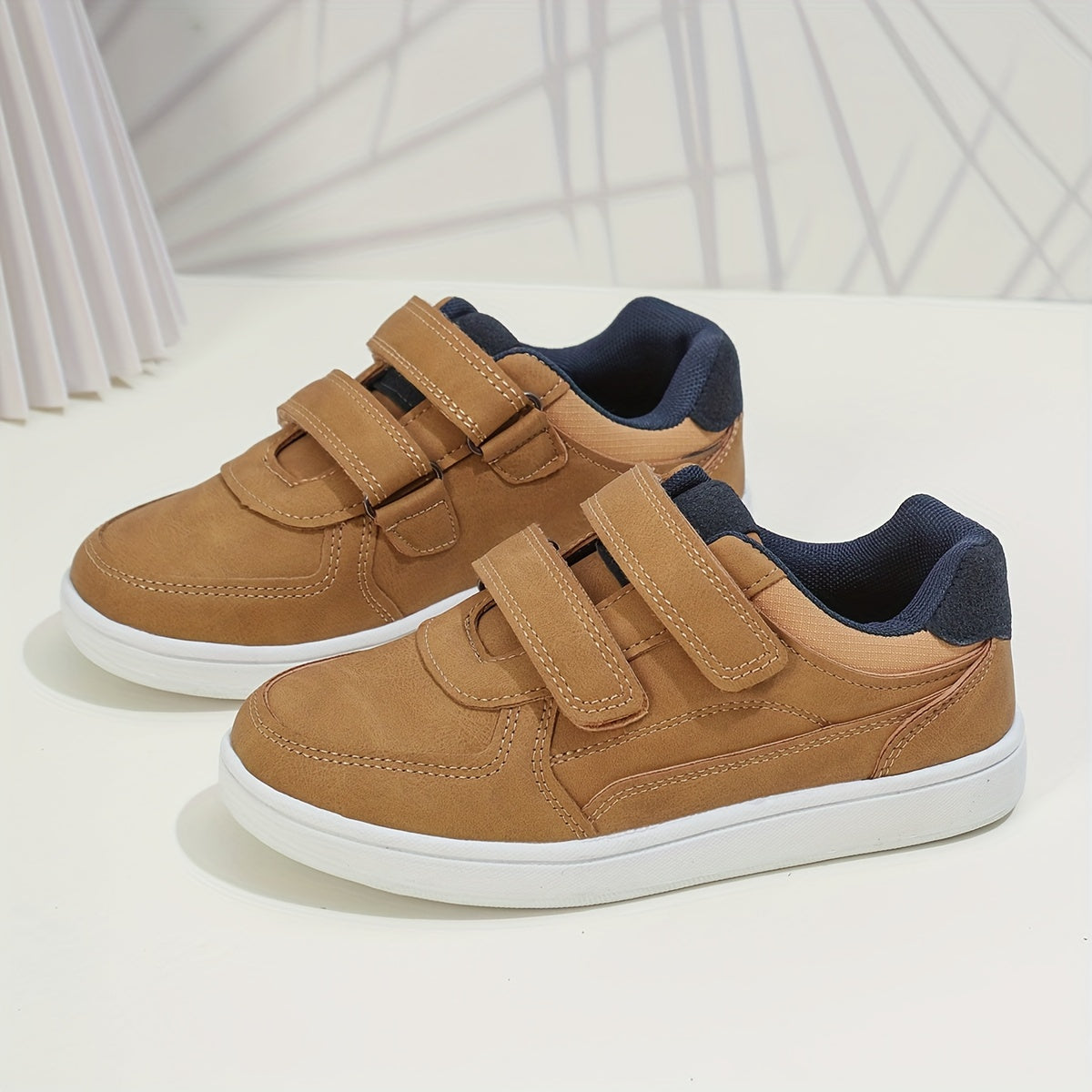 Low-cut sneakers for boys with Velcro - Ramil