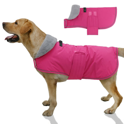 Cappotto per cani con fodera calda, adatto a diverse razze e ideale per l'inverno