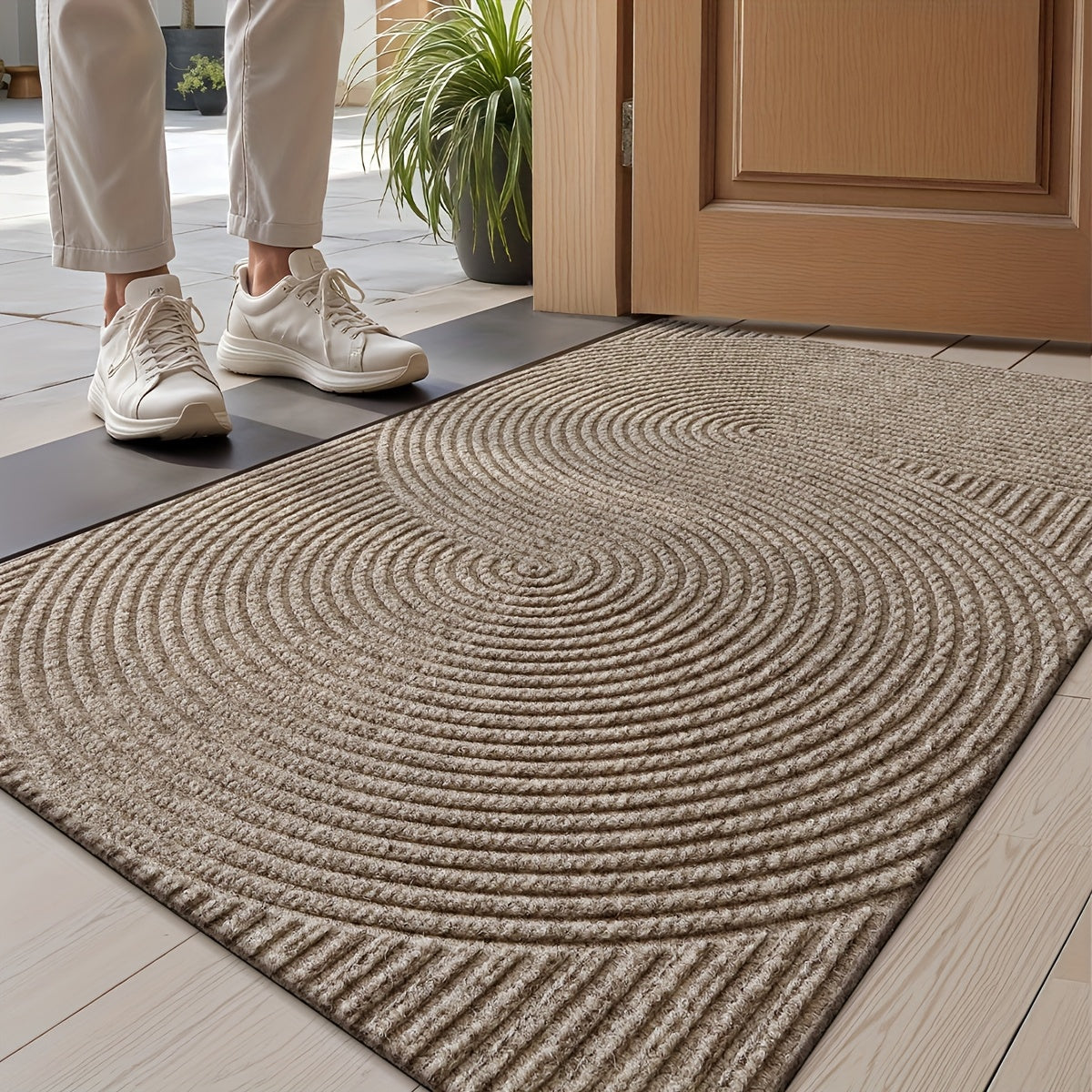 Felpis de puerta geométrico Dajiang – Duradero y elegante