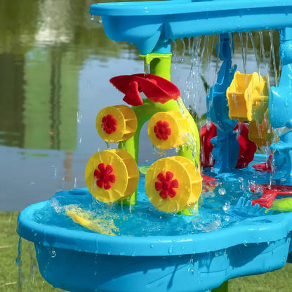 Play & Learn 3-Layer Sand and Water Play Table
