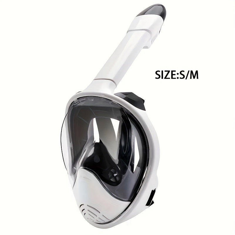 Full Face Snorkel Mask – 180° Panoramic View and Camera Mount for the Perfect Underwater Experience