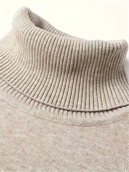 Pull à col roulé avec manches longues