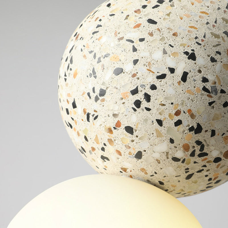 Modern Globe-Shaped Table Lamp with LED