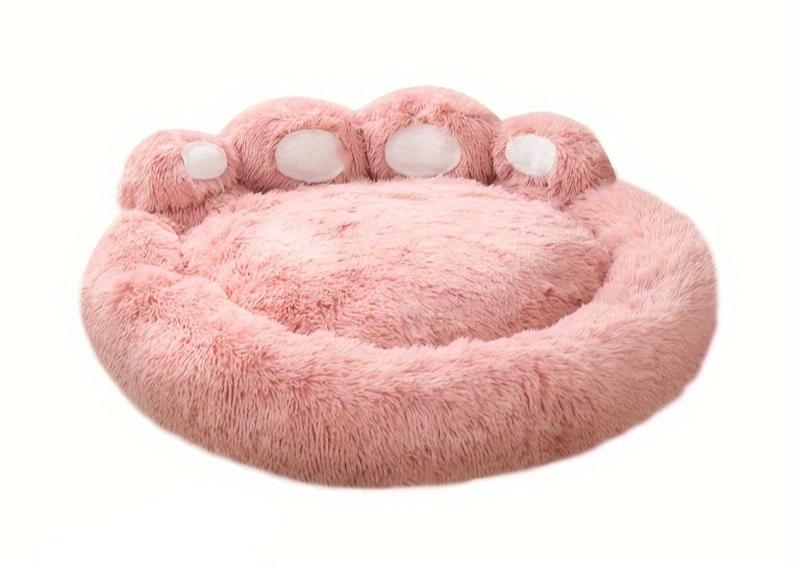 Cama para mascotas con forma de huella y máxima comodidad