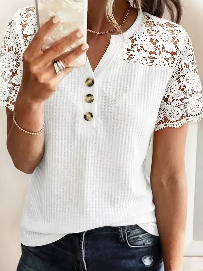 Lace Detail T-shirt