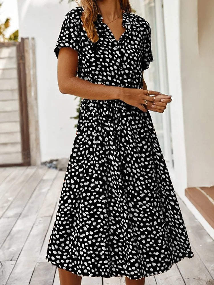 Summer Dress with Print | Airy and Comfortable