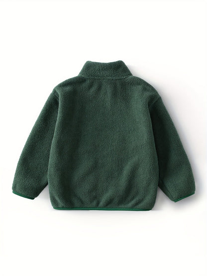 Polar fleece children's jacket in solid colour - Fenley