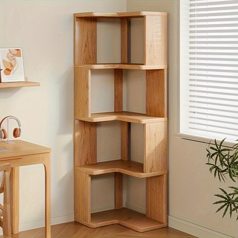 CornerWood, mobiletto angolare in legno massello – compatto e pratico
