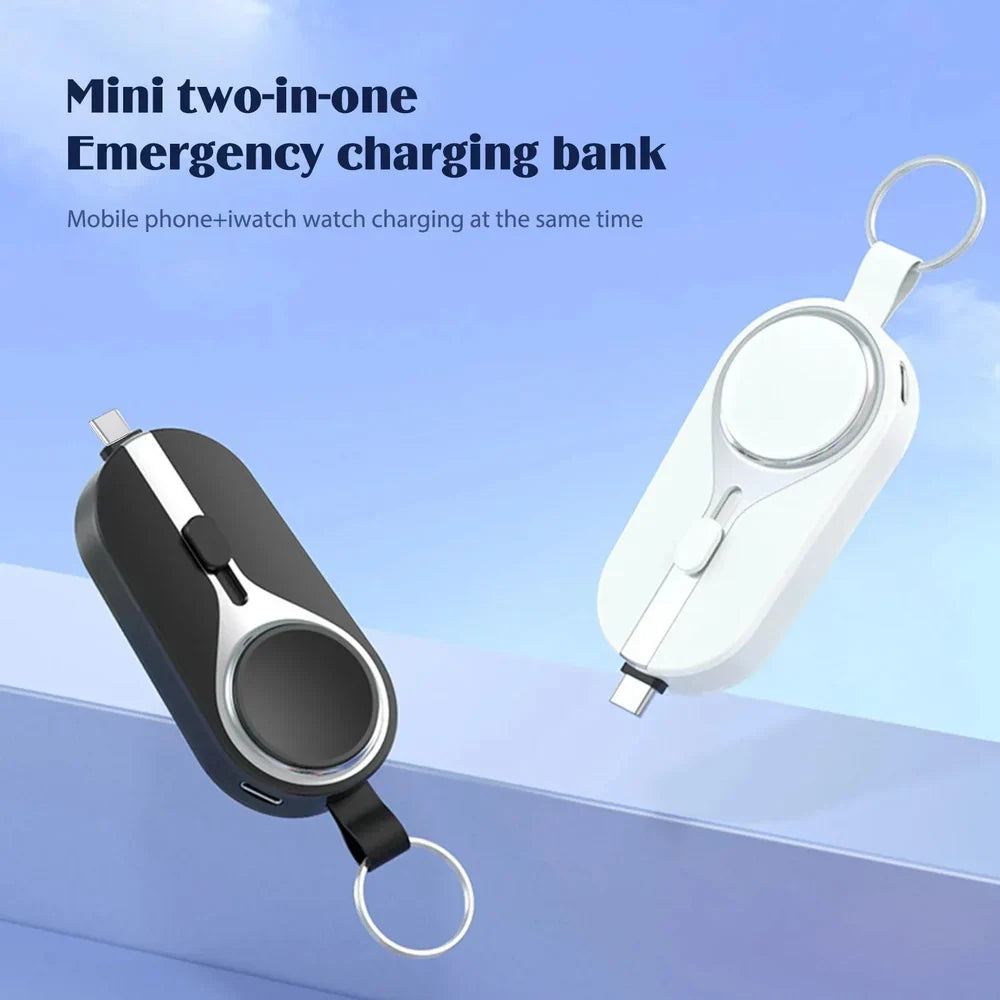 Clip di ricarica wireless compatta - Alimentatore pratico e portatile
