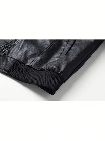 Veste bomber ajustée à manches longues
