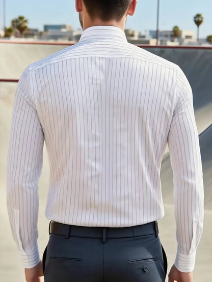 Chemise intelligente avec col mao