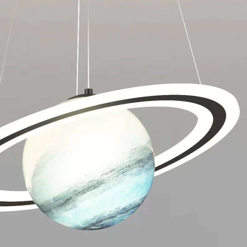 Lámpara colgante LED para habitación infantil con diseño de planetas – Ambiente mágico