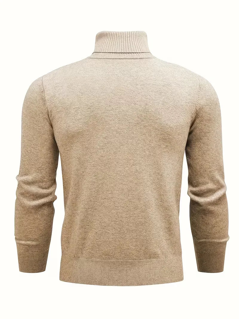 Pull à col roulé avec manches longues