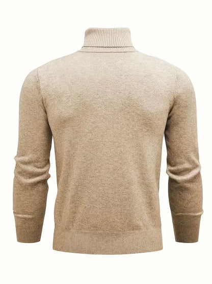 Pull à col roulé avec manches longues