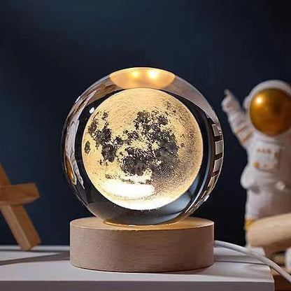 Lampada Notturna LED 3D Crystal Glow