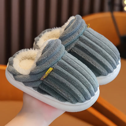 Soft Plush Cosy House Slippers for Boys and Girls - Justine