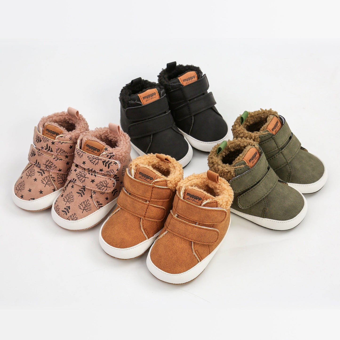 Stivaletti comodi con velcro per bambini maschi - Eon