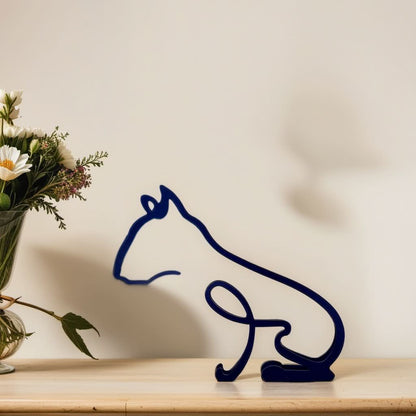 Abstract Dog Sculptures