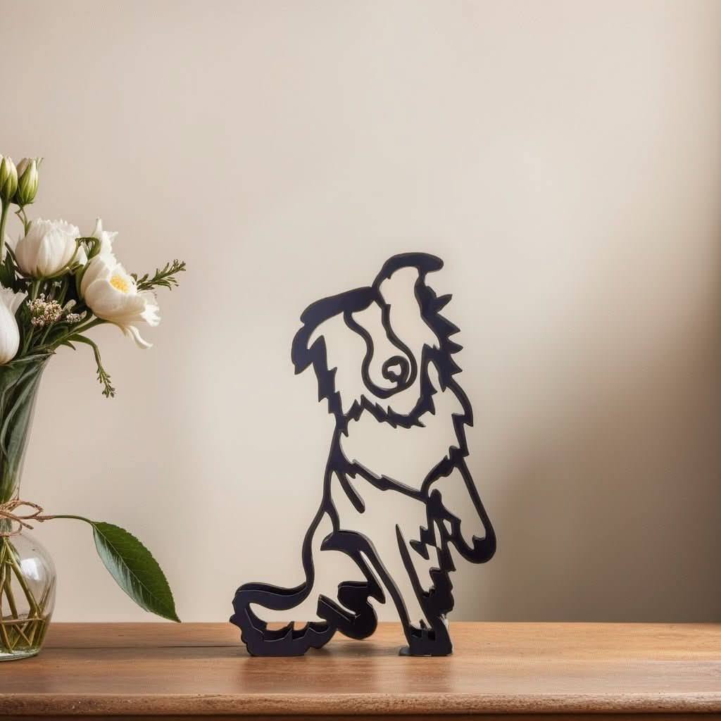 Abstract Dog Sculptures