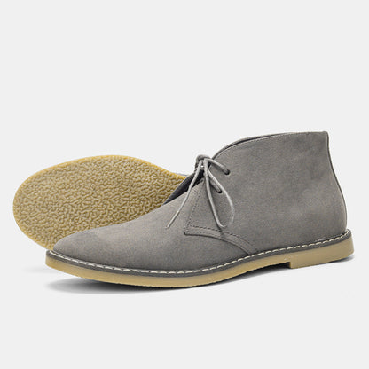 Classic Vintage Style Men's Desert Boots