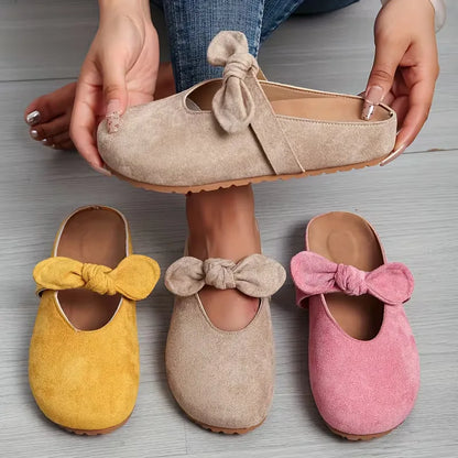 Chaussons avec design nœud