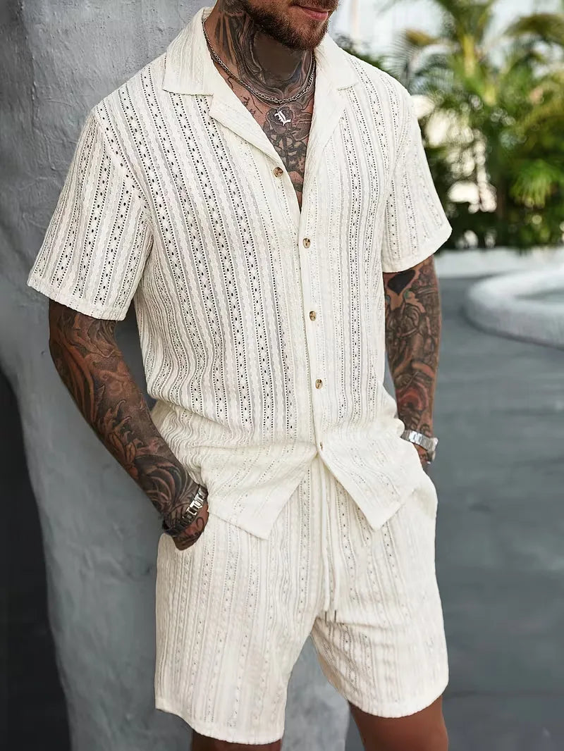Ensemble de vêtements d'été à manches courtes