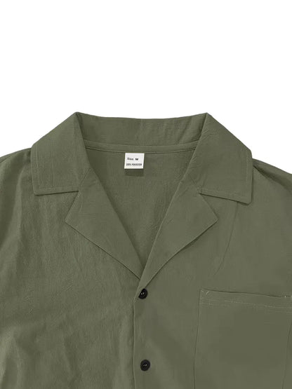 Chemise à manches courtes avec pantalon