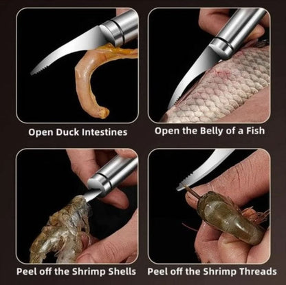 Line Scale Knife - Multifunctional for Shrimp & Fish