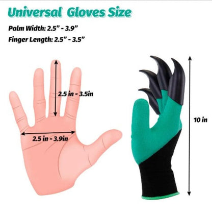 Claw Gardening Gloves - Universal Fit