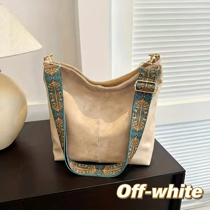 Sac à bandoulière avec sangle colorée