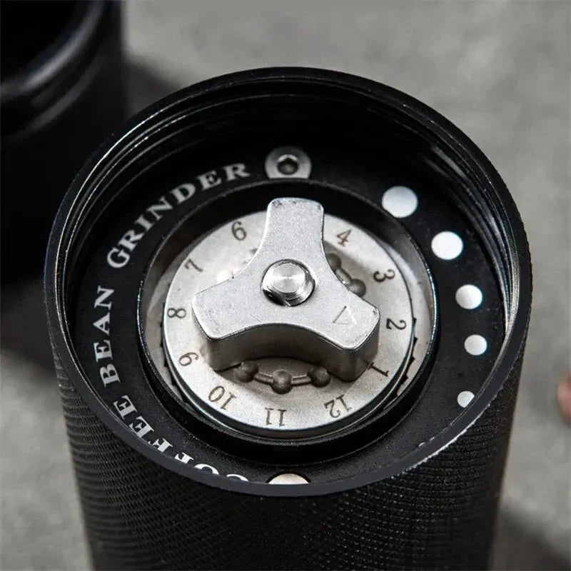 Verstellbare Kaffeemühle - Manuell - Doppeltes Lagerdesign - Perfekte Mahlergebnisse