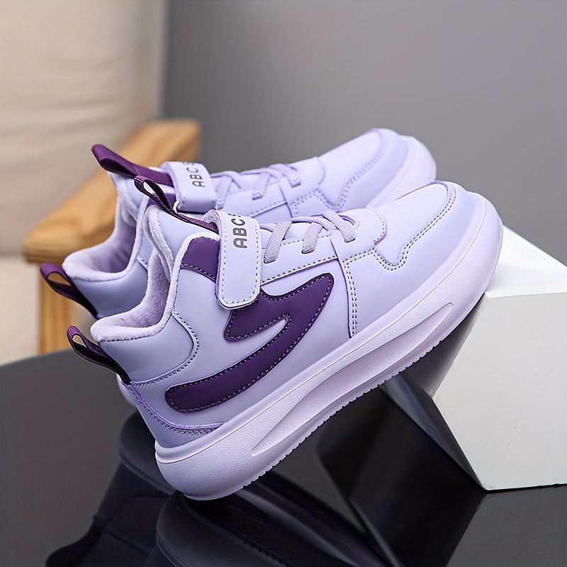 Modern, comfortable low sneakers with fleece lining for boys - Jack